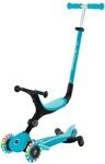Globber Go-Up Active Lights 360 3 in 1 Aufsitzrad Laufrad und Scooter 120/80 mm
