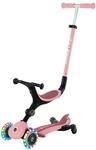 Globber Go-Up Active Lights 360 3 in 1 Aufsitzrad Laufrad und Scooter 120/80 mm