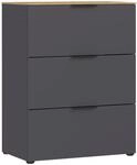 Premium Living Kommode California in Eichenfarben/Graphit