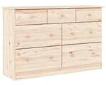 vidaXL Kommode ALTA 112x35x73 cm Massivholz Kiefer