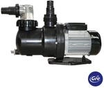 Gre Pool-Filterpumpe Selbstansaugende 3/4 PS f&uuml;r bis 9,5 m&sup3;/h Schwarz