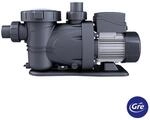 Gre Pool-Filterpumpe Selbstansaugende 2 PS bis zu 27 m&sup3;/h Schwarz