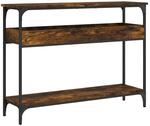vidaXL Konsolentisch mit Ablage R&auml;uchereiche 100x29x75cm Holzwerkstoff 837719