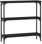 vidaXL Konsolentisch Schwarz 75x22,5x75 cm Holzwerkstoff Modell 1