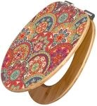 Banjado Design WC Sitz Bambus Holz Toilettendeckel Mit Absenkautomatik Klodeckel