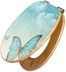 Banjado Design WC Sitz Bambus Holz Toilettendeckel Mit Absenkautomatik Klodeckel