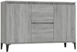 vidaXL Sideboard Grau Sonoma 102x35x70 cm Holzwerkstoff 815166