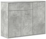 vidaXL Sideboard Betongrau 88x30x70 cm Holzwerkstoff 800679