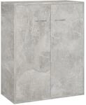 vidaXL Sideboard Betongrau 60x30x75 cm Holzwerkstoff 800733