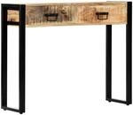 vidaXL Konsolentisch 90 x 30 x 75 cm Massivholz Mango 247920