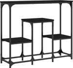 vidaXL Konsolentisch Schwarz 89,5x28x76 cm Holzwerkstoff