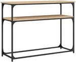 vidaXL Konsolentisch Sonoma-Eiche 100x35,5x75 cm Holzwerkstoff