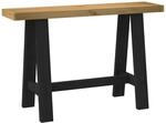 vidaXL Konsolentisch NOAIN A-Form-Beine 120x30x75 cm Massivholz Kiefer 4100036