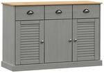 vidaXL Sideboard mit Schubladen VIGO 113x40x75 cm Massivholz Kiefer 353192