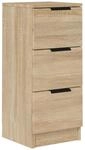vidaXL Sideboard Sonoma-Eiche 30x30x70 cm Holzwerkstoff 811157