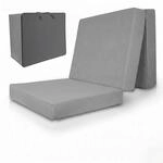 Beautissu Premium XL Klappmatratze G&auml;stebett inkl. Husse VS95 100x200cm Grau