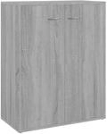 vidaXL Sideboard Grau Sonoma 60x30x75 cm Holzwerkstoff 815379