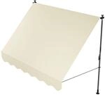 Juskys Klemmmarkise Kapstadt 250 x 120 cm Beige
