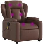 vidaXL Massagesessel Braun Kunstleder Modell 7