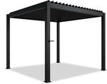 Juskys Pergola Lamellendach Tahiti 3 x 3 m Anthrazit