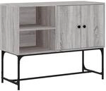 vidaXL Sideboard Grau Sonoma 100x40x79,5 cm Holzwerkstoff 831821