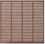 vidaXL Lamellenzaun WPC 180x180 cm Braun 318106