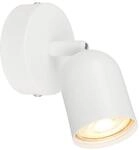 Brilo Wandleuchte Tabo Schwenkbar GU10 Fassung 13 x 8 x 8,5 cm Wei&szlig;