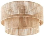 Tectake Deckenleuchte Lignea Lux Aus Jute Boho Stil Wickeltechnik 40 W 45 x 45 x