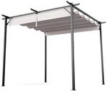 Blumfeldt Pantheon Robust Pergola Gartenpavillon 3x3 m Wetterbest&auml;ndig Stahl