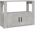 vidaXL Sideboard Betongrau 80x30x60 cm Holzwerkstoff 819456
