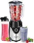Steinborg SB-7030 Standmixer mit To-Go Becher Glaskrug BPA-Frei 500 Watt