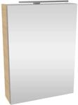 Fackelmann Spiegelschrank SBC Sandeiche 50 cm mit Softclose T&uuml;ren