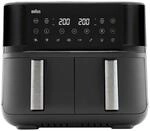 Braun TwinCook 3 TD 3030I BK Hei&szlig;luftfritteuse Schwarz