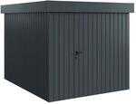 H&ouml;rmann EcoStar Ger&auml;tehaus Euroline Flachdach 1-flg 237 x 278 cm Anthrazitgrau