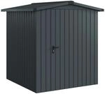 H&ouml;rmann EcoStar Ger&auml;tehaus Euroline Satteldach 1-flg 189 x 181 cm Anthrazitgrau