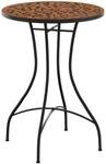 vidaXL Mosaik-Bistrotisch Terrakotta &Oslash;50x70 cm Keramik 4003398