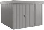 H&ouml;rmann EcoStar Ger&auml;tehaus Euroline Flachdach 1-flg 285 x 278 cm Graualuminium