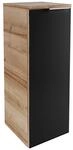 Fackelmann H&auml;ngeschrank B.Brillant 30 cm Asteiche/Glas Anthrazit