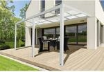 Home Deluxe Terrassen&uuml;berdachung Solis Deluxe 579 x 295 x 233/272 cm Wei&szlig;