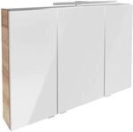 Fackelmann LED-Spiegelschrank B.Brillant 100 cm Asteiche