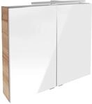 Fackelmann LED-Spiegelschrank B.Brillant 80 cm Asteiche