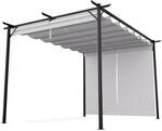 Blumfeldt Pantheon Robust Pergola Gartenpavillon 3x4 m Wetterbest&auml;ndig Stahl