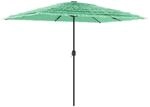 vidaXL Sonnenschirm mit Stahlmast Gr&uuml;n 300x200x250 cm 4005095