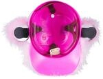 Relaxdays Bierhelm Kunststoff Pink Mit 2 Dosenhaltern 13 cm x 32 cm x 28 cm