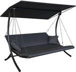 Angerer Hollywoodschaukel Swing Zip Anthrazit 3-Sitzer