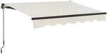 Juskys Gelenkarmmarkise 400 x 300 cm Beige