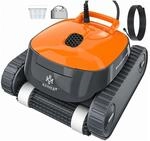 KESSER Poolroboter f&uuml;r Boden und Wand mit App 72 Quadratmeter Anthrazit Orange