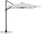 Doppler Ampelschirm 240 cm x 320 cm Hellgrau mit Kurbelmechanik