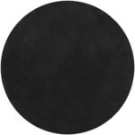 vidaXL Teppich Huarte Kurzflor Weich Und Waschbar Schwarz 200 Cm 1933909