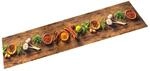 vidaXL K&uuml;chenteppich Waschbar Gew&uuml;rze 60x180 cm Samt 4005606